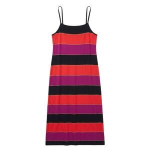 A.P.C Stripe Tank Midi Dress Size Large